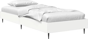 vidaXL Σκελετός Κρεβατιού Λευκό 80 x 200 cm Επεξεργασμένο Ξύλο