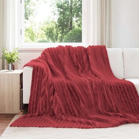 vidaXL Κουβέρτα Βεραμάν Κόκκινο 240 x 220 cm Μαλλί