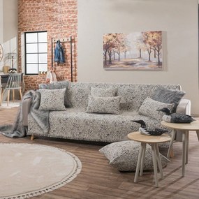 Ριχτάρι Montana 07 Dark Grey Teoran Πολυθρόνα 180x150cm Ακρυλικό,Βαμβάκι, Polyester