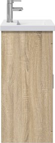 vidaXL Σετ Επίπλων Μπάνιου Sonoma Δρυς 61 x 40 x 84,5 εκ