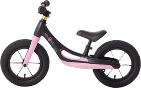 loopfiets 12 Inch Junior Black/Pink