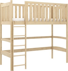 LAURA 90x200 pine loft bed Lano Furniture