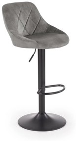 H101 bar stool grey DIOMMI V-CH-H/101-POPIELATY DIOMMI-60-20763