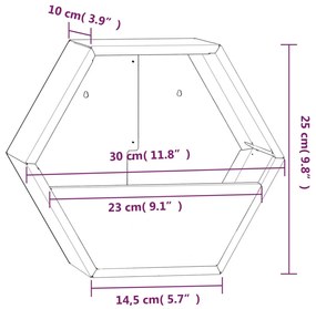 ΓΛΑΣΤΡΕΣ ΤΟΙΧΟΥ 2 ΤΕΜ. ΓΚΡΙ 30X10X25ΕΚ. ΑΤΣΑΛΙ ΣΚΛΗΡ. ΣΤΟΝ ΑΕΡΑ 823684