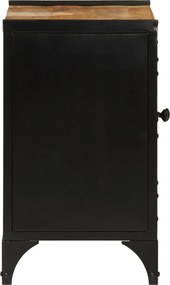 vidaXL Ντουλάπι Νιπτήρα 55x35x60 εκ. από Σίδηρο / Μασίφ Ξύλο Μάνγκο