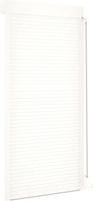 vidaXL Ρολό εισόδου Λευκός 100 x 210 cm Αλουμίνιο και Πολυουρεθάνη