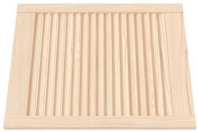 vidaXL Πορτάκια με Περσίδες 2 Τεμ. 61,5x49,4 εκ. από Μασίφ Ξύλο Πεύκου