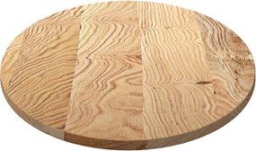 vidaXL Επιφάνεια Τραπεζιού Οβάλ 120x60x2 εκ. από Μασίφ Ξύλο Δρυός