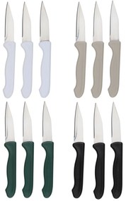 Μαχαίρι Καθαρισμού 18cm 3Τμχ Σε 4 Χρώματα ALPINA