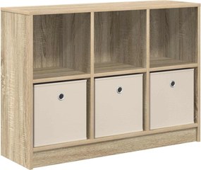 vidaXL Πλαϊνό γραφείο Δρύς Sonoma 88,5 x 27,5 x 63,5 εκ