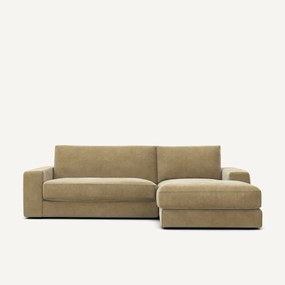 Γωνιακός καναπές από βελούδο stonewashed, SKANDER