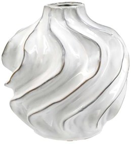 Βάζο 0048-125-011 20x21cm White Κεραμικό