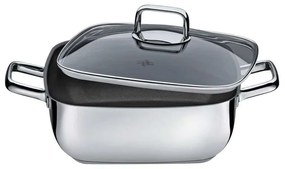 Γάστρα Αντικολλητική Με Καπάκι Gourmet Pisa 2387042828 28x28x10cm 6,5lt Inox Kuchenprofi Ατσάλι,Γυαλί