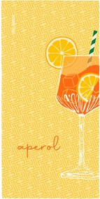 Πετσέτα Θαλάσσης 2 Όψεων (80x160) Feel & Touch Drinks Aperol