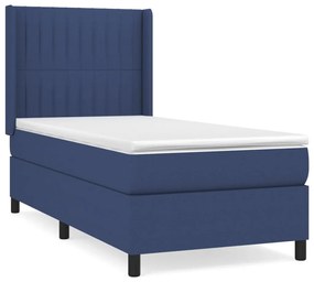 ΚΡΕΒΑΤΙ BOXSPRING ΜΕ ΣΤΡΩΜΑ ΜΠΛΕ 80X200 ΕΚ. ΥΦΑΣΜΑΤΙΝΟ 3131551