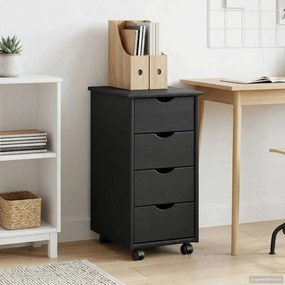vidaXL Κινητό Ντουλάπι MOSS 34 x 39 x 65,5 cm Μασίφ Ξύλο Πεύκου Γκρι