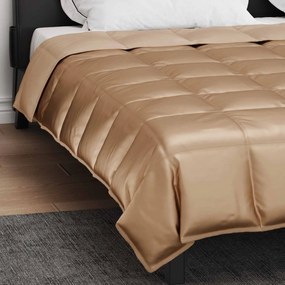vidaXL Κουβέρτα ολόκληρου του χρόνου Χρυσό 220 x 260 cm