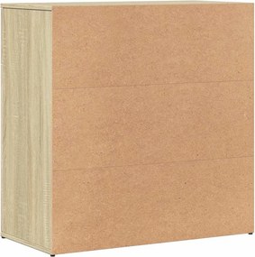 vidaXL Βοηθητικά Ντουλάπια 2 Τεμ. Sonoma Δρυς 79x38x80εκ. Επεξ. Ξύλο