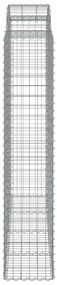 vidaXL Συρματοκιβώτια Τοξωτά 9 τεμ. 200x50x200/220 εκ. Γαλβαν. Ατσάλι
