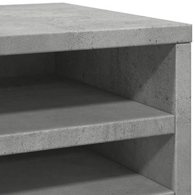 Έπιπλο Οργάνωσης Γραφείου Γκρι Σκυρ. 36x26x29,5εκ Επεξ. Ξύλο