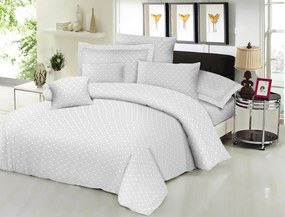 Ζεύγος Μαξιλαροθήκες Polycotton Εμπριμέ 50x70εκ. Maze Grey Komvos Home 7000139-66