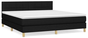 ΚΡΕΒΑΤΙ BOXSPRING ΜΕ ΣΤΡΩΜΑ ΜΑΥΡΟ 160X200 ΕΚ. ΥΦΑΣΜΑΤΙΝΟ 3140627