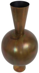 Βάζο ArteLibre Μπρονζέ Μέταλλο 40x40x85cm