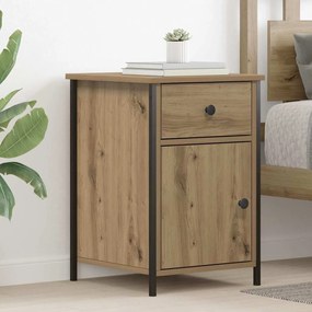 vidaXL κομοδίνο  Δρυς 40x42x60 εκ. Επεξεργασμένο Ξύλο