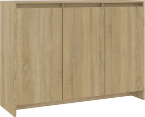 vidaXL Μπουφές Sonoma Δρυς 102x33x75 εκ. Επεξεργασμένο Ξύλο