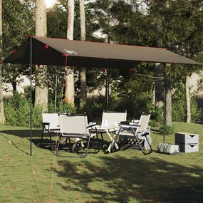 vidaXL Μουσαμάς Κάμπινγκ Αδιάβροχος Καφέ 506x306 εκ.