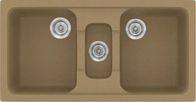 Sanitec Classic 325 (97×51) - Γρανιτένιος νεροχύτης - Metallic COFFE