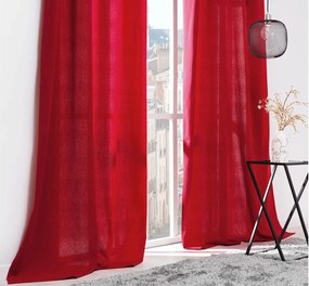 Κουρτίνα Twily Douceur d'intérieur - 135x260cm - Κόκκινο