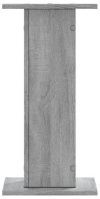 vidaXL Βάσεις Ηχείων 2 Τεμ. Γκρι Sonoma 30x30x60εκ. Επεξεργασμένο Ξύλο