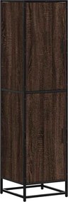 vidaXL Highboard καφέ δρυς Κατασκευασμένο ξύλο και μέταλλο
