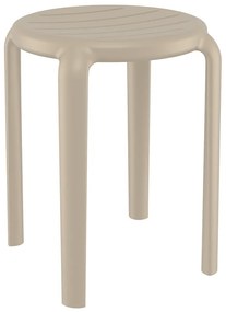 TOM 45εκ. ΣΚΑΜΠΟ TAUPE ΠΟΛ/ΝΙΟΥ 34X34X45εκ. SIESTA 34X34X45εκ.