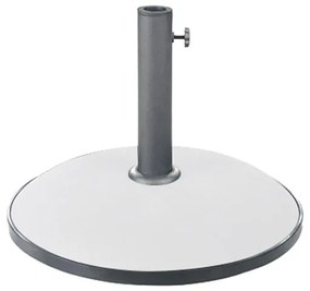 Βάση ομπρέλας Zicko τσιμέντο λευκό 35kg Φ50εκ 50x50x42 εκ.