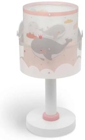 Παιδικό Πορτατίφ Κομοδίνου Whale Dreams Pink E14 15W Ροζ 61171S ANGO-61171S-Ροζ 61171S