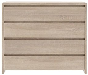 Chest of drawers Selina 4 drawers sonoma 105x40.5x92cm 105x40.5x92 εκ.