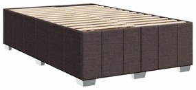 ΚΡΕΒΑΤΙ BOXSPRING ΜΕ ΣΤΡΩΜΑ ΣΚΟΥΡΟ ΚΑΦΕ 120X190 ΕΚ ΥΦΑΣΜΑΤΙΝΟ 3287010