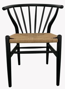 Καρέκλα Τραπεζαρίας DKD Home Decor Μαύρο Πολύχρωμο 57 x 47 x 80 cm