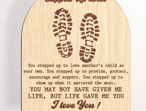 Σετ των 2 Intra απο ξύλο plywood 3mm-4mm πάχος – Ξύλινη επιγραφή για τη γιορτή του πατέρα ντεκόρ Δίασταση 20x20 cm INTRAFABR-95502269