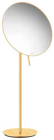 Επικαθήμενος Μεγεθυντικός Καθρέπτης x5 Ø25xH60 cm Brushed Gold 24K Sanco Cosmetic Mirrors MR-766-AB5