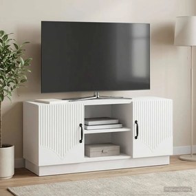vidaXL Ντουλάπι TV Λευκό 102 x 34,5 x 47 εκ Επεξεργασμένο Ξύλο