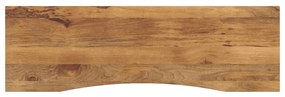 vidaXL Επιφάνεια Γραφείου Καμπύλη 160x50x2,5 εκ Μασίφ Ακατ. Μάνγκο
