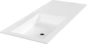 Mabo Four 120 Base White MDF - Βάση Επίπλου Με Νιπτήρα (120x50)