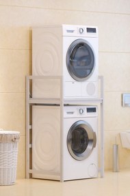 Ντουλάπι Πλυντηρίου Λευκό CLEZUDE 70x60x116