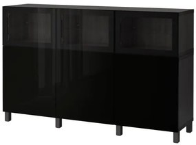 BESTÅ σύνθεση αποθήκευσης με πόρτες, 180x42x112 cm 792.081.82