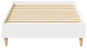 vidaXL Πλαίσιο κρεβατιού χωρίς στρώμα Λευκό 90x190 cm