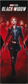 Αφίσα πόρτας Marvel - Black Widow, (53 x 158 cm)