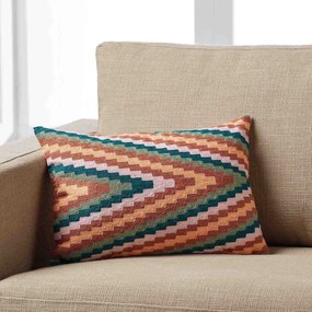 Μαξιλαροθήκη Rainbow 527 Κεντημένη Multi Gofis Home 30Χ45 30x45cm Cotton-Polyester